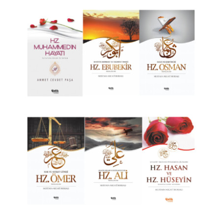 Hz. Muhammed'in (s.a.v.) Hayatı ve Mustafa Necati Bursalı Serisi Hz.Ömer-Hz. Osman-Hz. Ali 6'lı Set