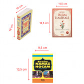 Büyük İslam İlmihali Şamua Kağıt-Benim Namaz Hocam-Kur'an-ı Kerim'in Yüce Meali 3'lü Set Çanta Boy